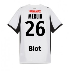 Pánské fotbalový oblečení Stade Rennais Quentin Merlin #26 Venkovní košile 2025-26 Krátkým Rukávem